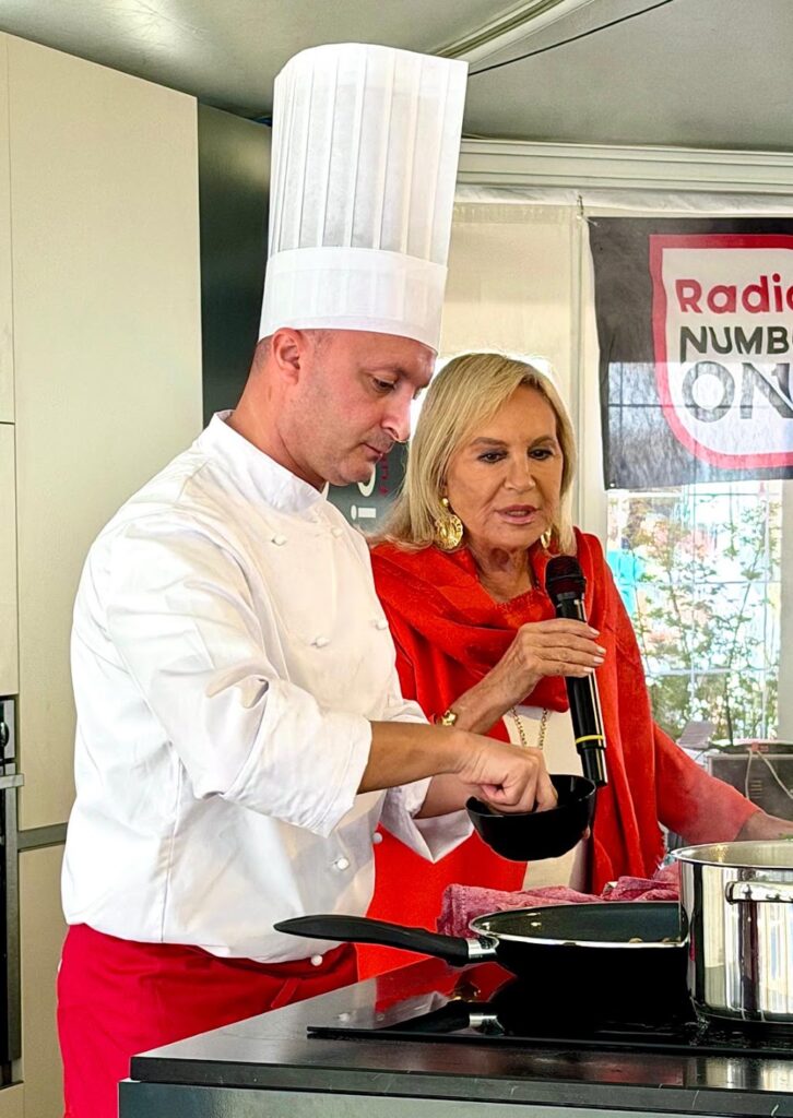 Showcooking Rosanna Lambertucci con lo Chef Francesco Algieri